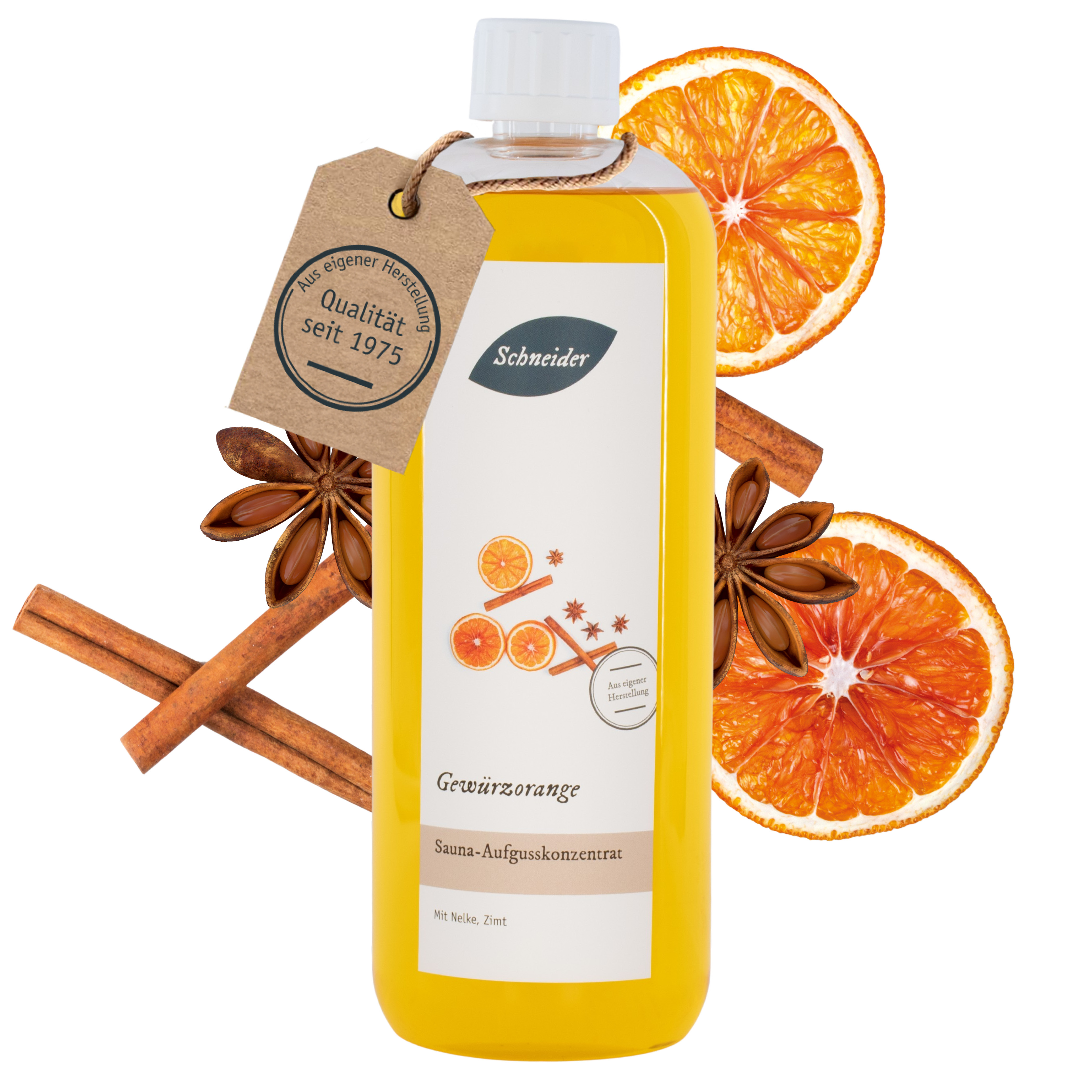 Saunaaufguss Gewürzorange (Aufgusskonzentrat) 250 ml