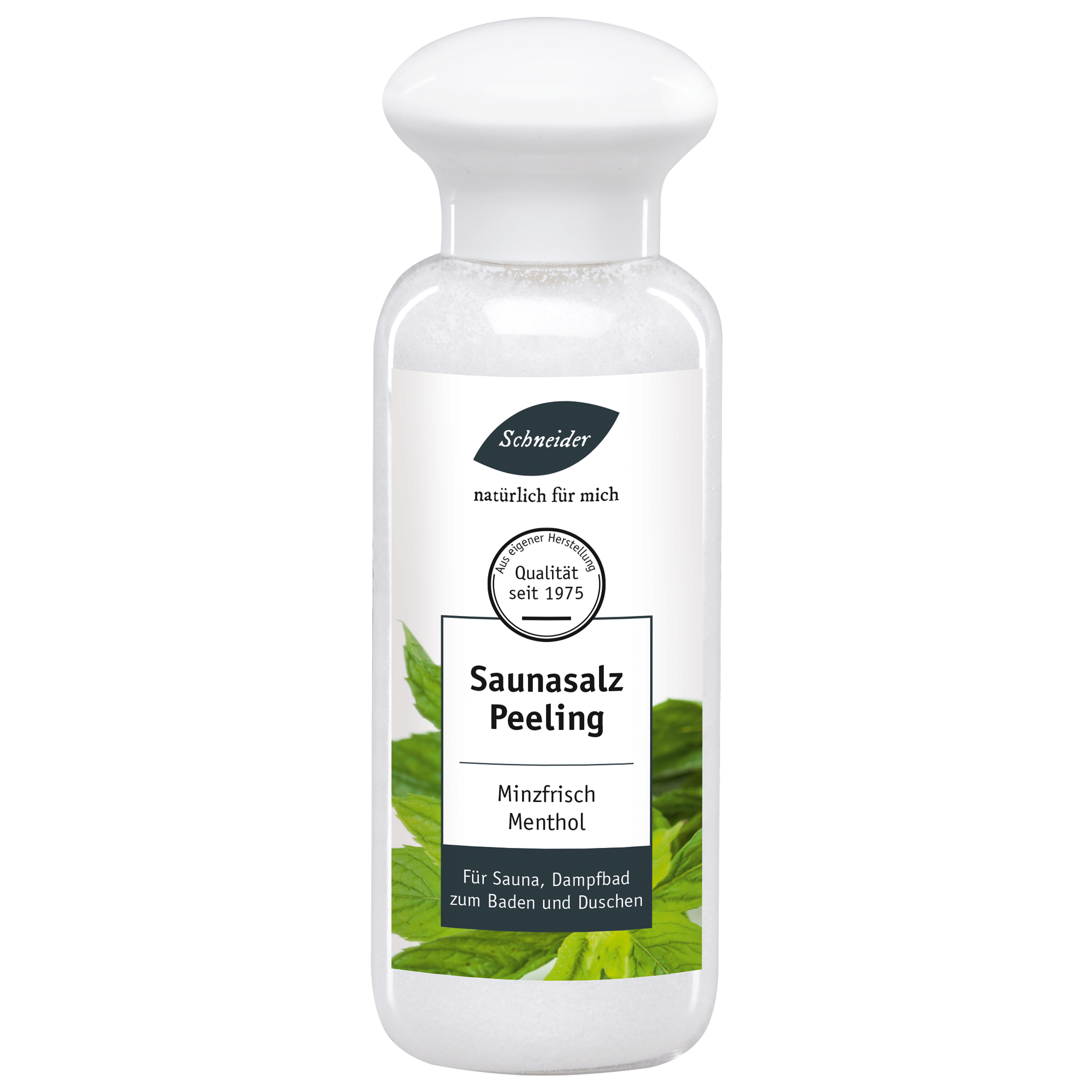 Saunasalz minzfrisch - watteweich 300 g Flasche