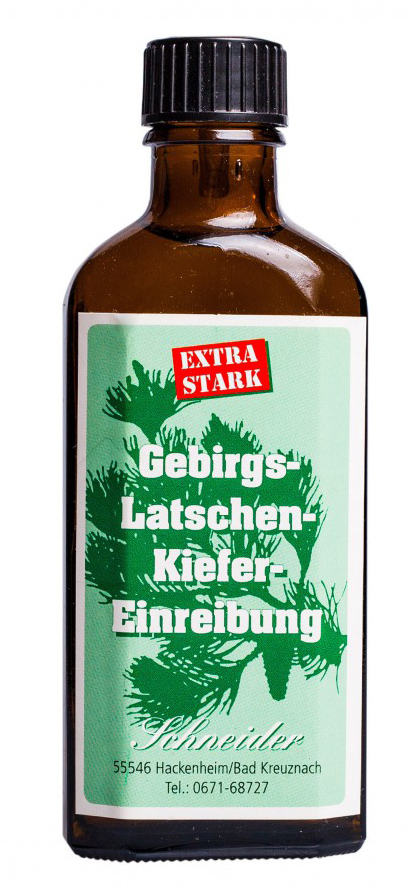 Gebirgs-Latschenkiefern-Einreibung 100 ml Flasche