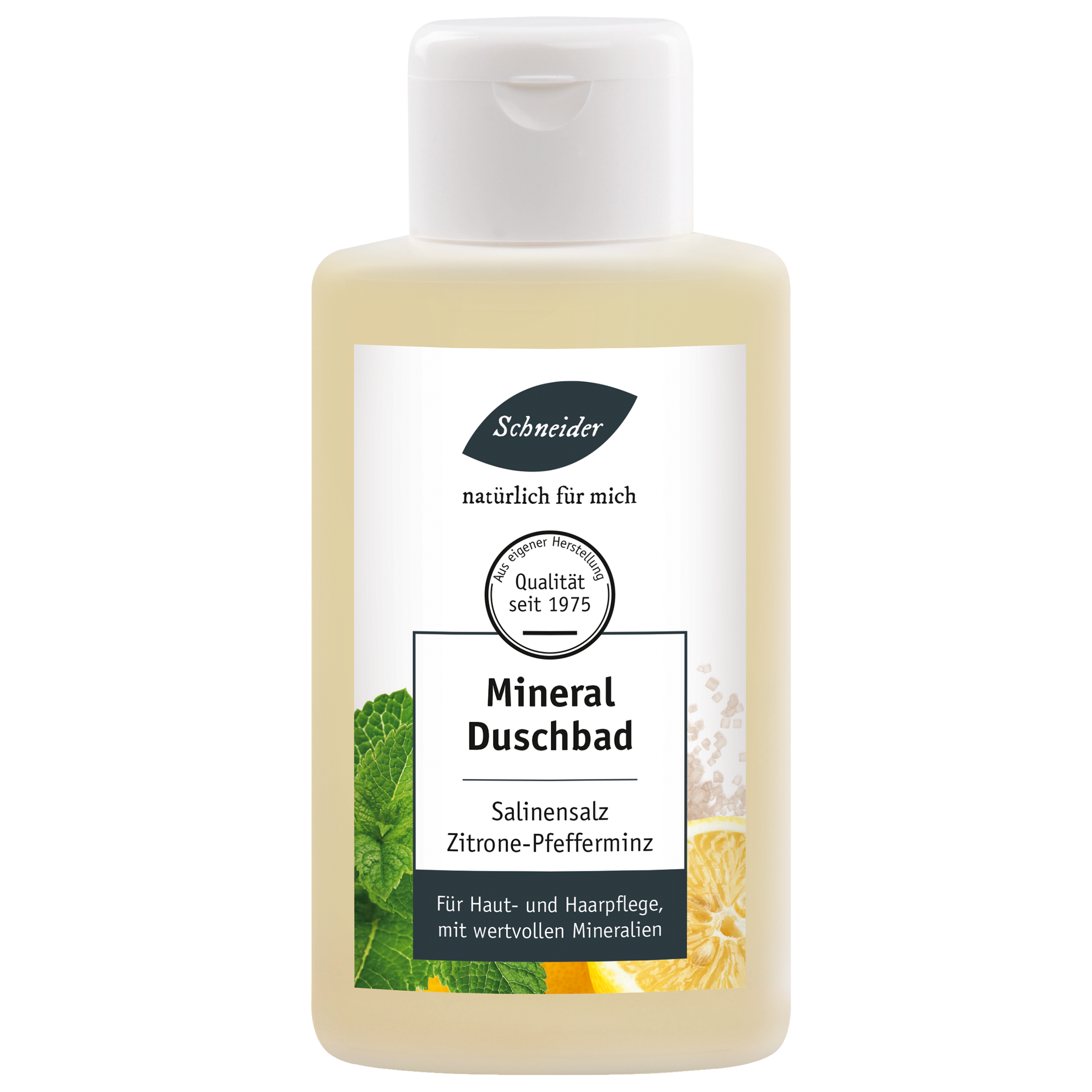 Salinensalz-Mineral-Duschbad - Ohne Parfüm u. Farbstoff 250 ml Flasche