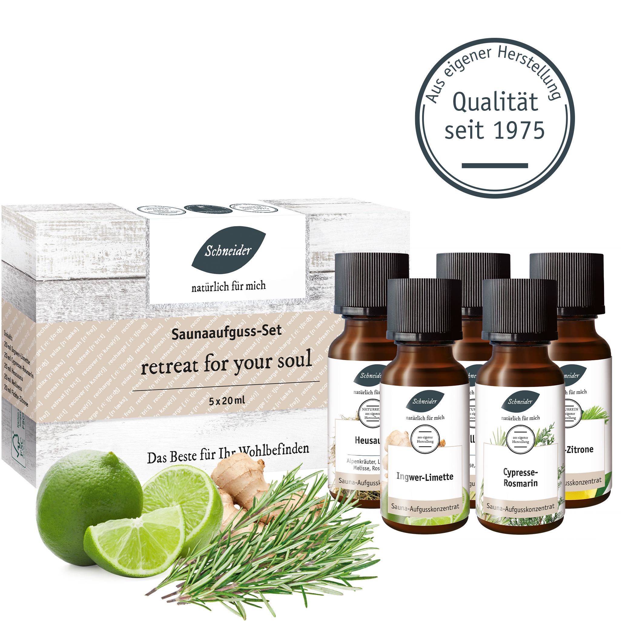 Saunaaufguss-Set - retreat for your soul