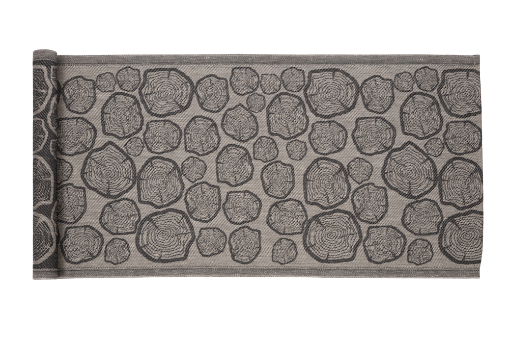 Jokipiin-Sitzunterlage „Mänty“ natur aus Leinen-Baumwoll-Mix (Made in Finnland)