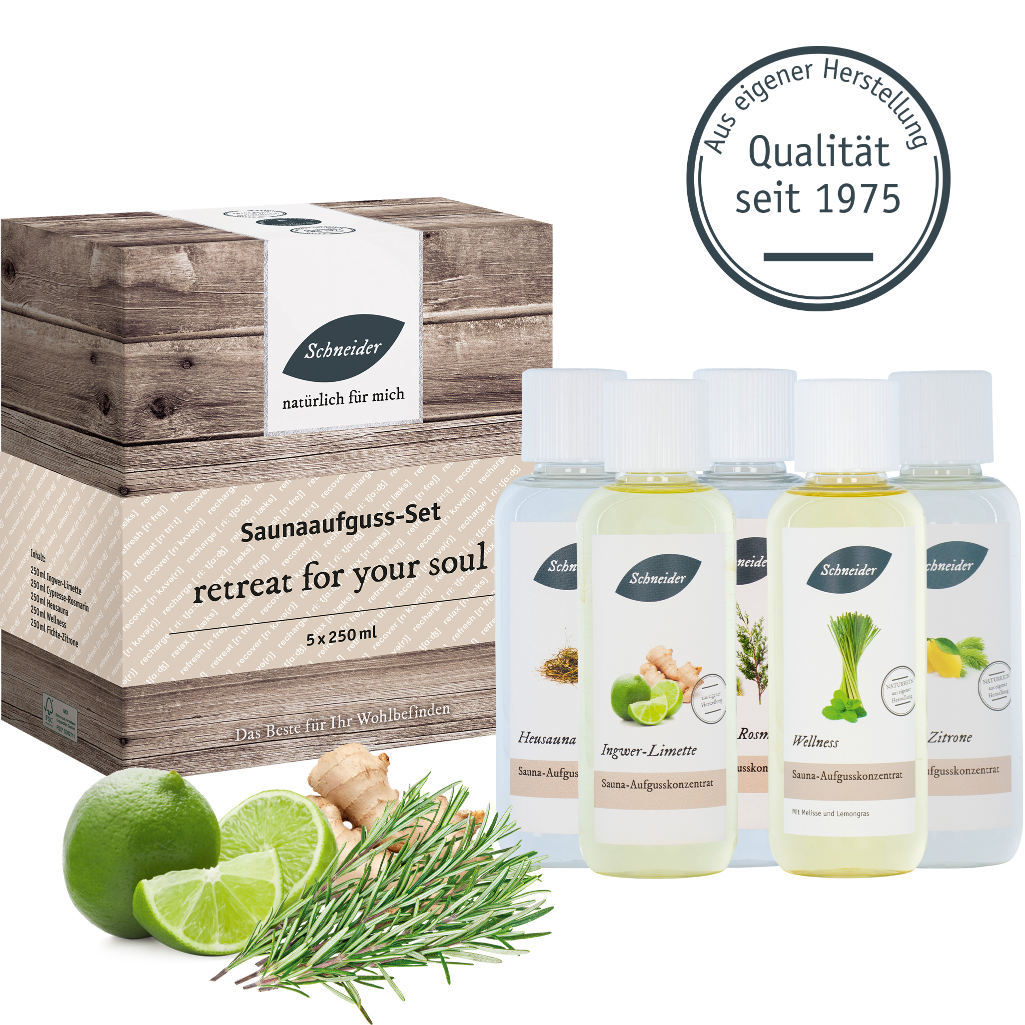 Saunaaufguss-Set - retreat for your soul
