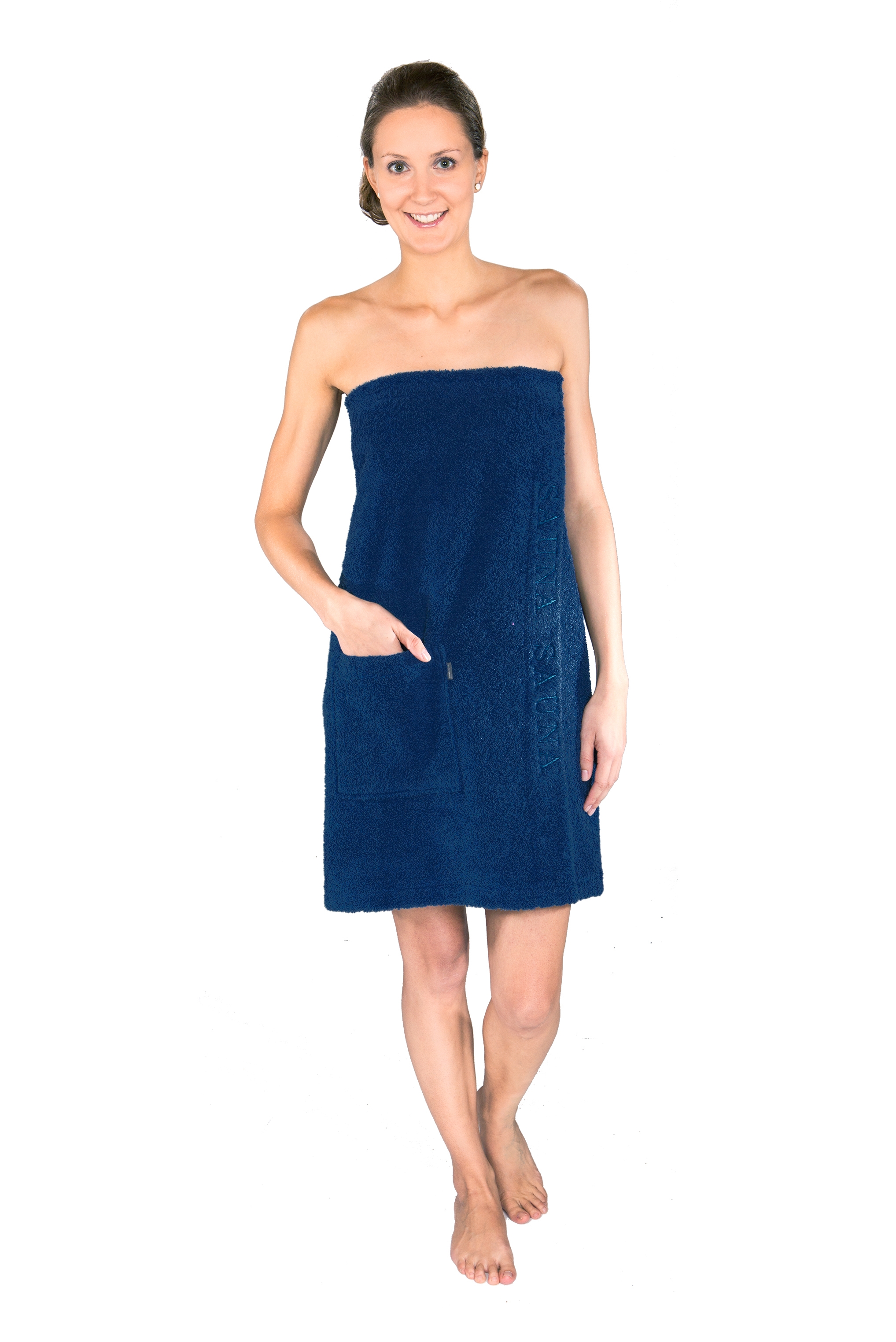 Damen-Kilt mit Tasche marine