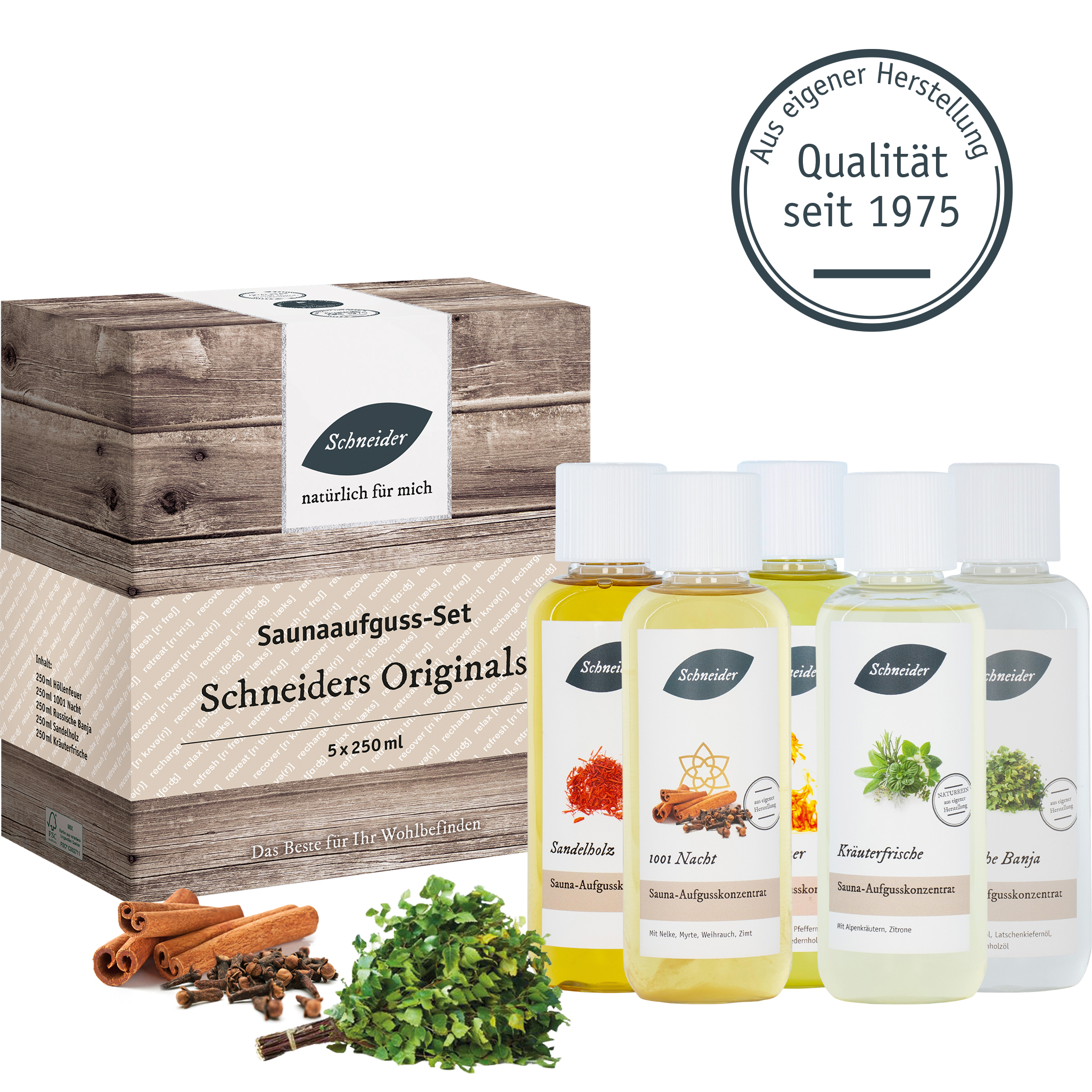 Saunaaufguss-Set - Schneiders Originals