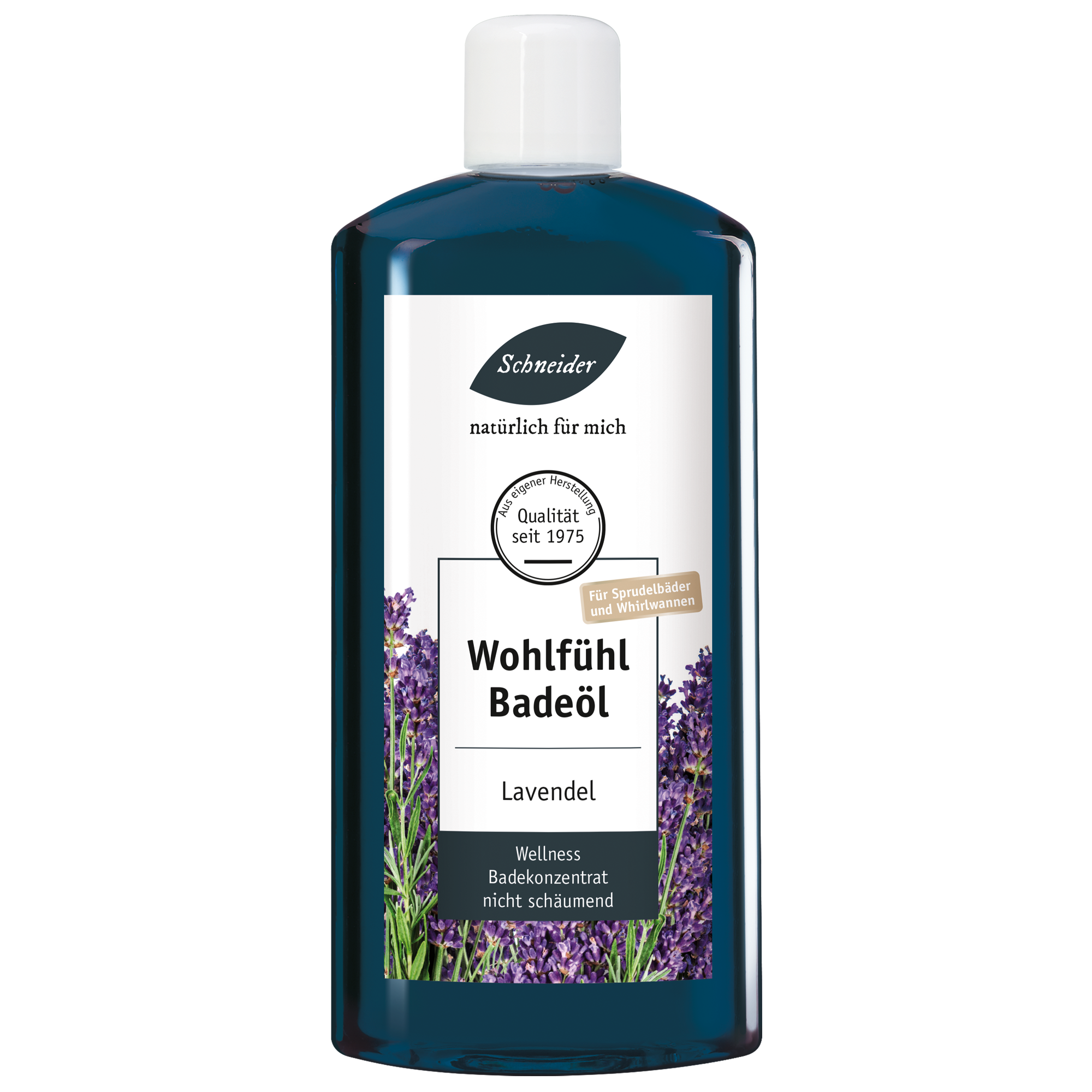 Lavendel Wohlfühlbad mit Jojobaöl 500 ml Flasche