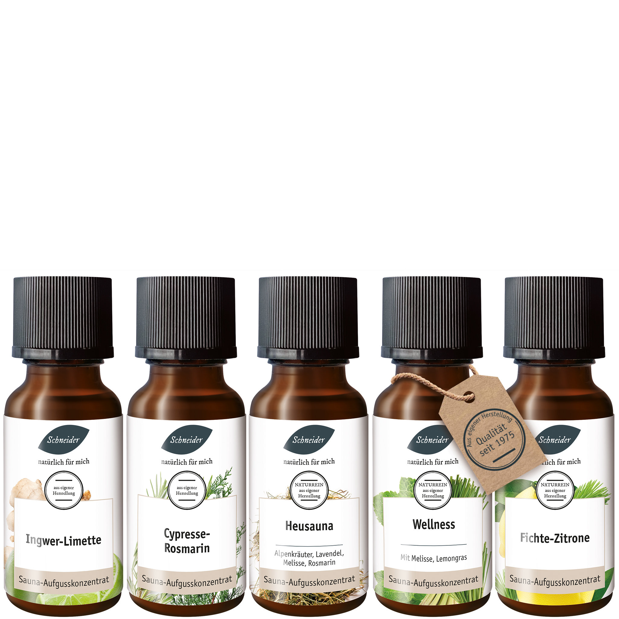 Saunaaufguss-Set Leichte Brise 5 x 20 ml