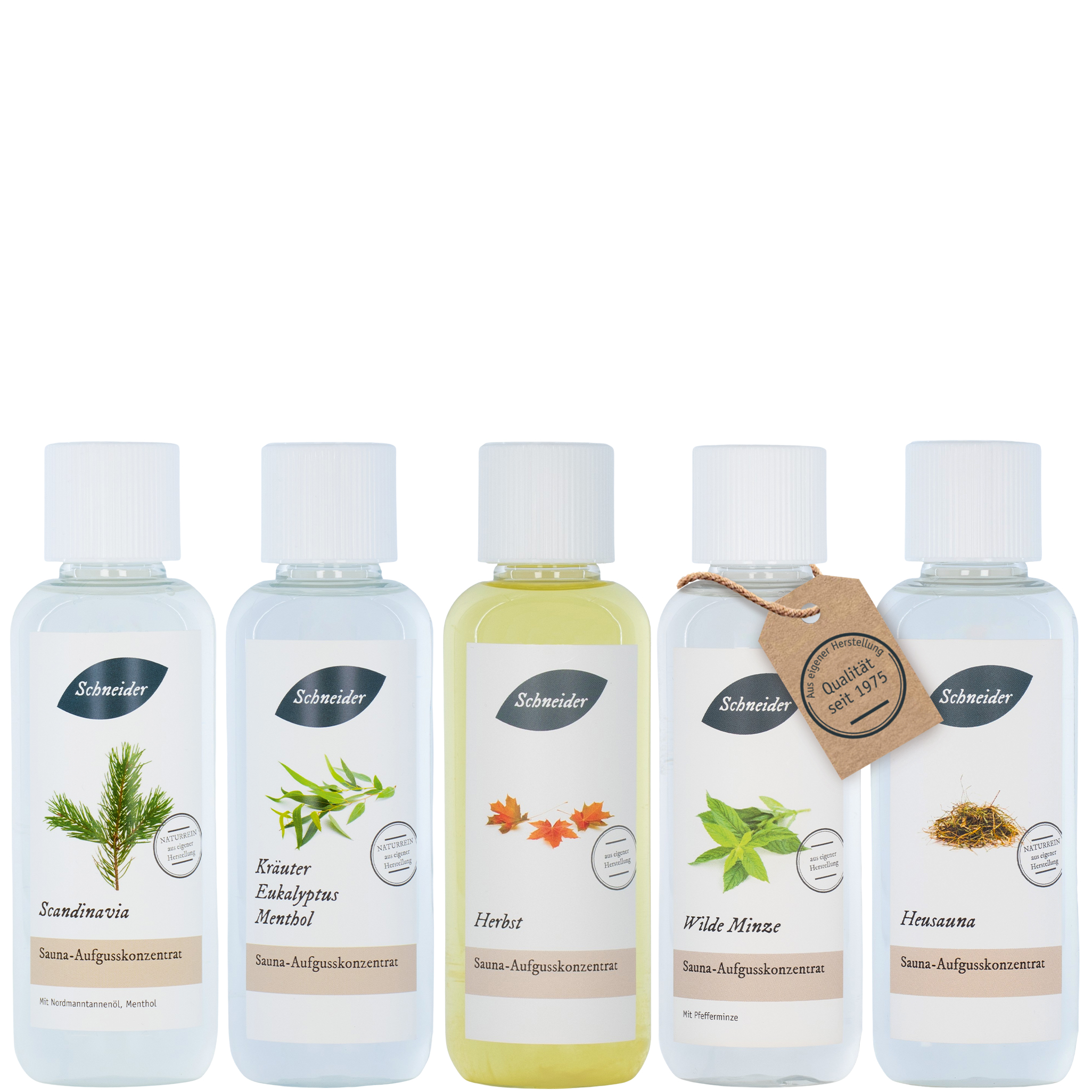 Saunaaufguss-Set Herbst 5 x 250 ml