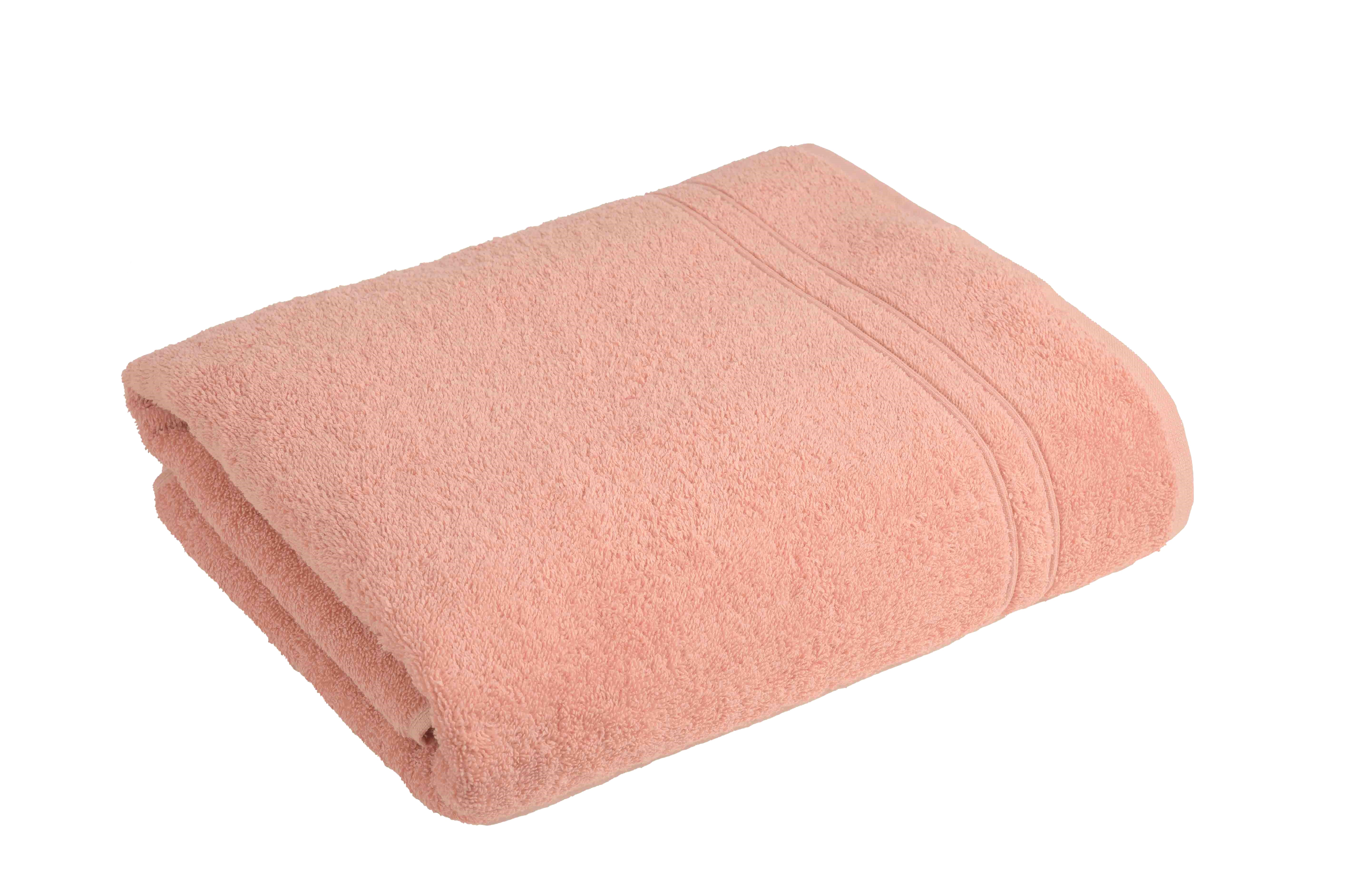 Saunatuch rose, 80 x 200 cm, 100 % Baumwolle